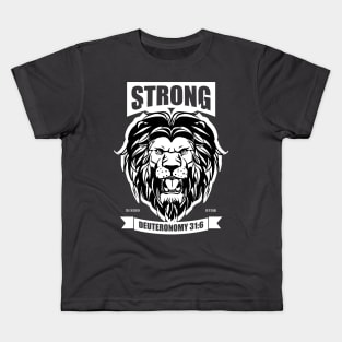Be Courageous like a Lion Kids T-Shirt